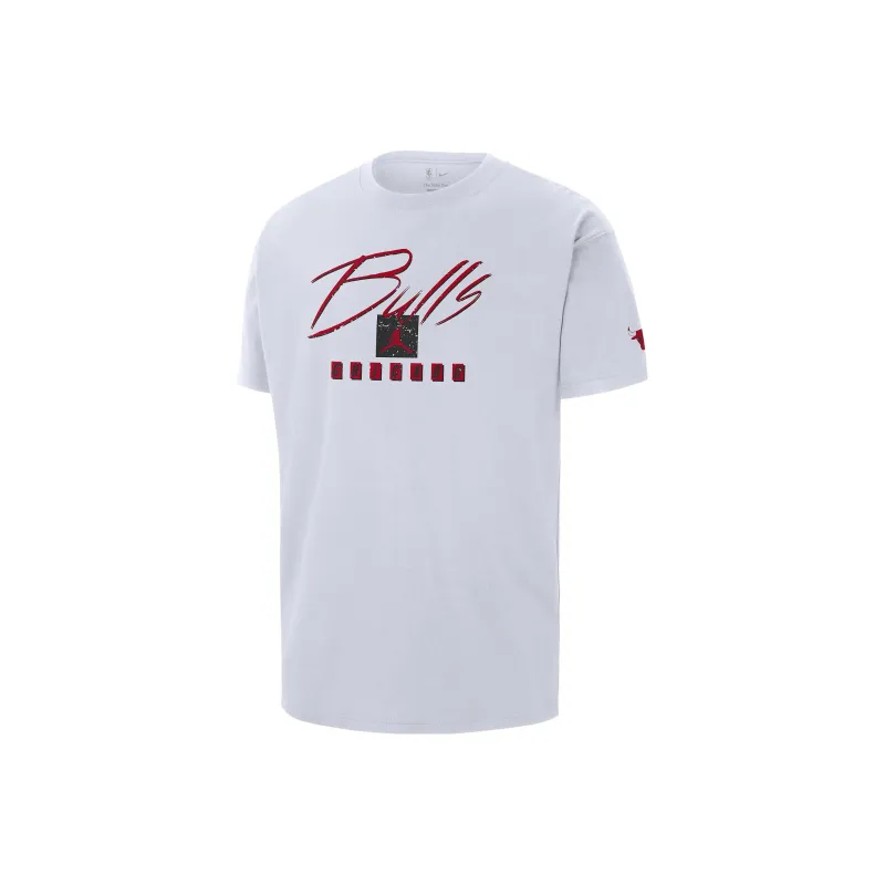 Jordan NBA Max90 T-Shirt Chicago Bulls Men's White-0