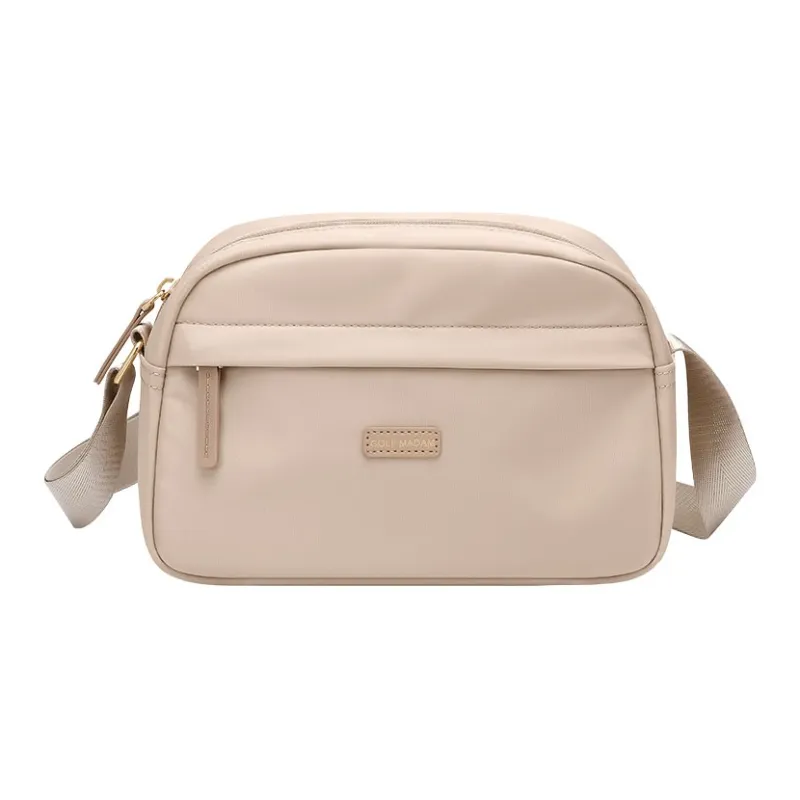 GOLF Fabric Crossbody Bag Women's Elegant Black/Oat-4