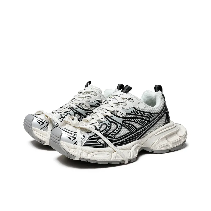 CAIHEE Low Top Chunky Sneakers Unisex-11