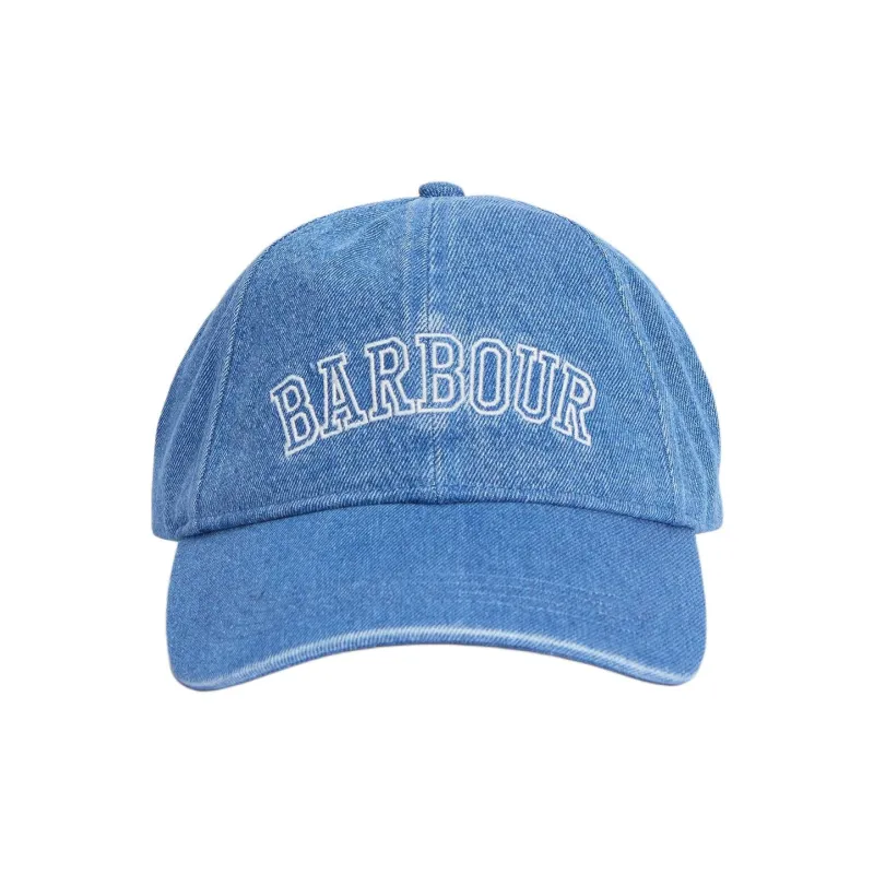 BARBOUR Denim Baseball Caps Unisex Blue-1