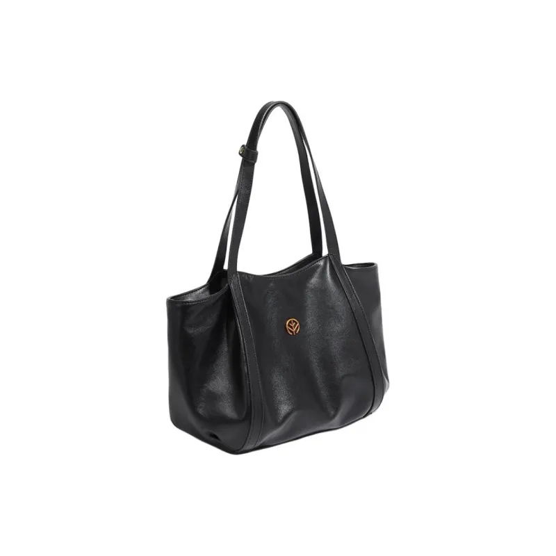 H YXIANG PU Portable Crossbody Bag, Shoulder Bag Regular Women's Black/Brown-2