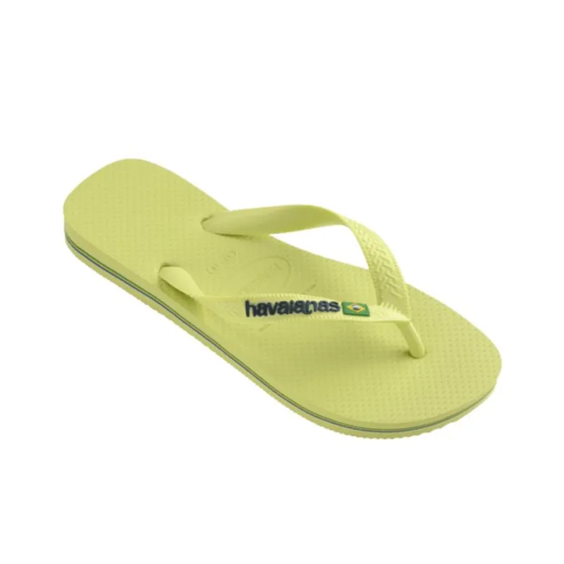 Havaianas Brazil Logo Flip Flops Women's Green-2
