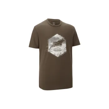 DECATHLON T Shirt Men's Black Wood Color