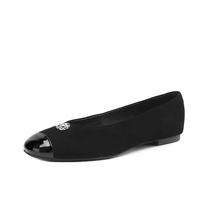 Hongyanglin Casual Single Shoes Women's Black-0