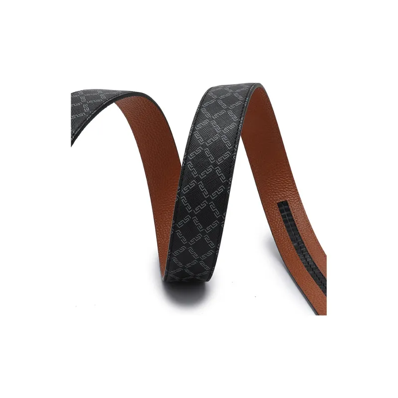 JONNY MOORE Top Grain Cow Leather Belts Unisex 3.5CM-1