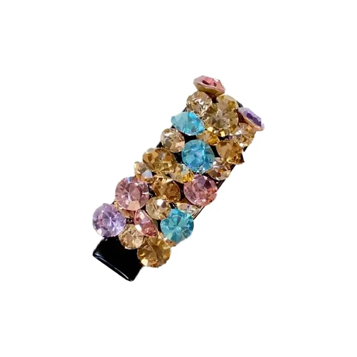 MENGNI Acrylic Rhinestone Hair Clips Unisex-2