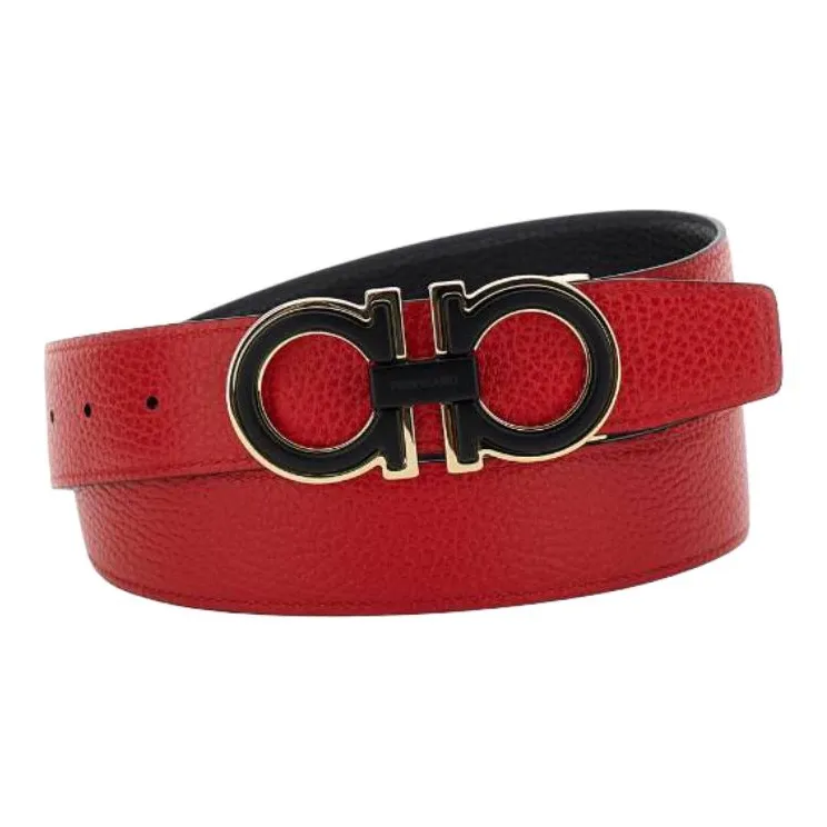 Ferragamo Gancini Buckle Reversible Belt-1