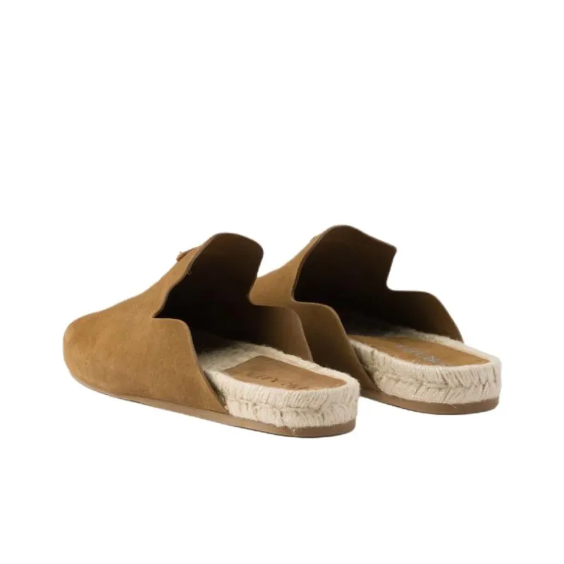 PRADA Closed Toe Slippers Men's Brown-3
