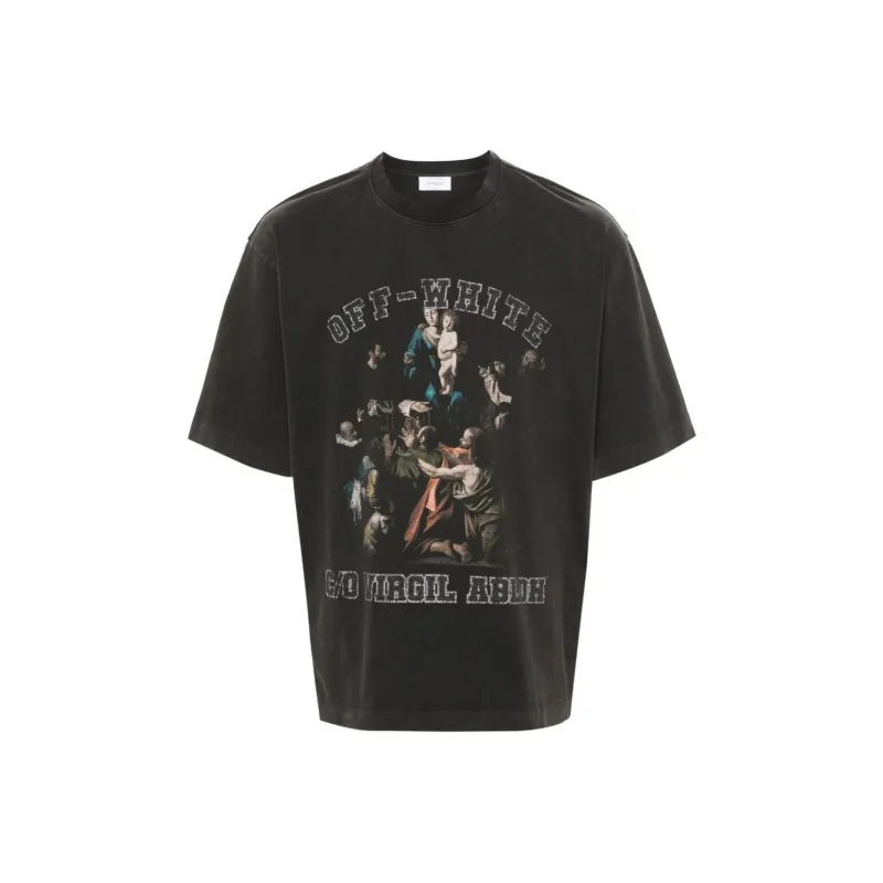 OFF WHITE Mary Skate Short Sleeve T Shirt-0