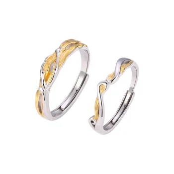 CLARKIA FLOWER S999 Fine Silver Rings Unisex