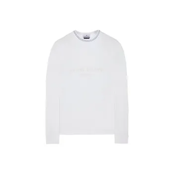 STONE ISLAND Logo print Cotton Sweatshirt