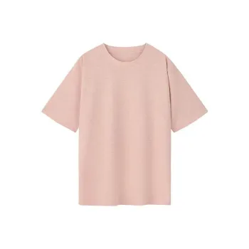 MUJI T-Shirts Unisex Pink