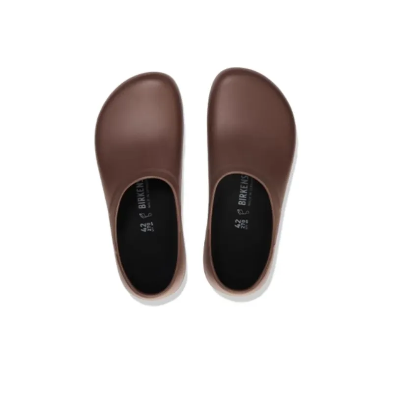 Birkenstock Abrasion Resistant Closed Toe Slippers Unisex Brown Regular Loose Fit-2