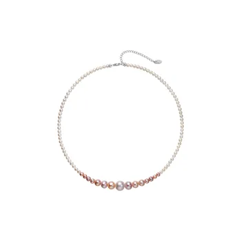 ME LUXE Pearl Necklace, Versatile Sweet Style Collarbone Chain Women's