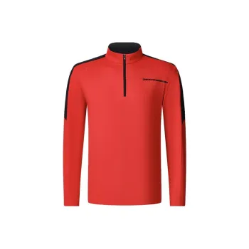 FILA Golf Series Regular T Shirt Men's Fluorescent Flame Red