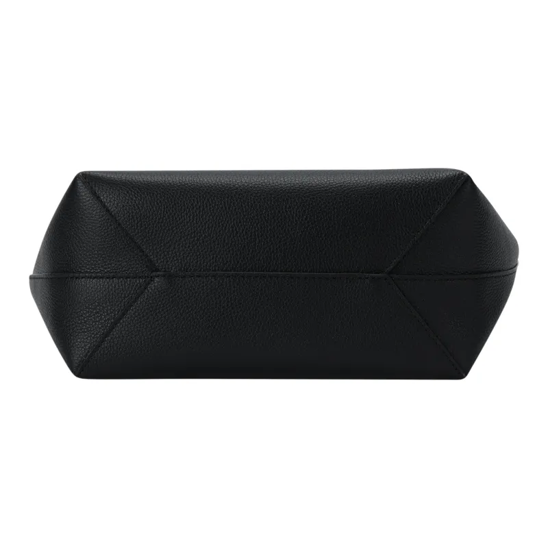 MCM Leather Tote Bag, Shopping Bag, Shoulder Bag, Handbag Mini Women's Black-3
