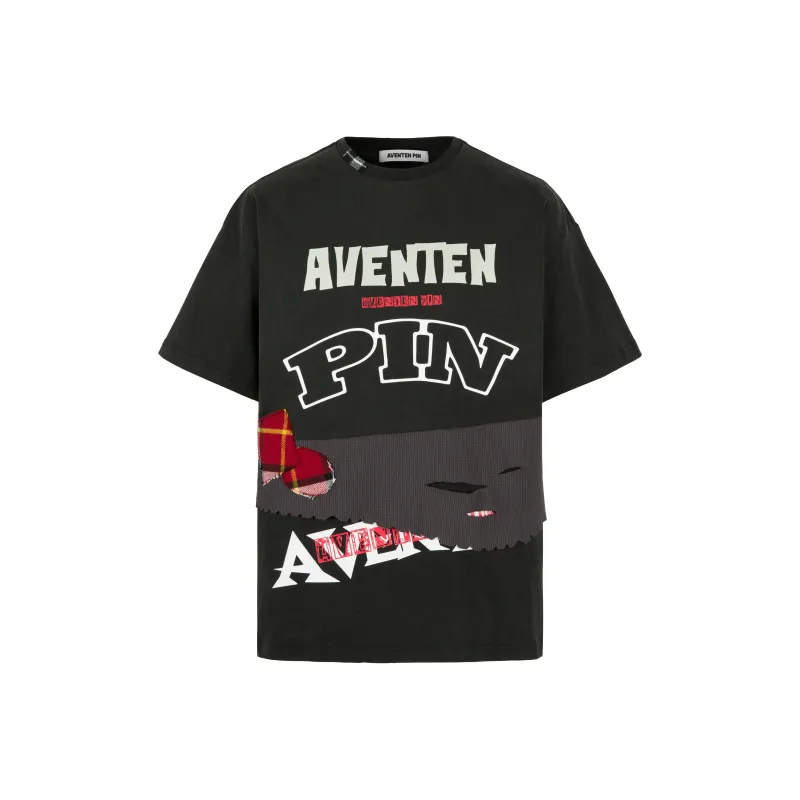 AVENTEN PIN Drop Shoulder Sleeve T Shirt Unisex-8