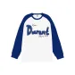 White Body with Blue Sleeves