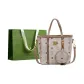 Ecru+Coin Purse+Shopping Bag