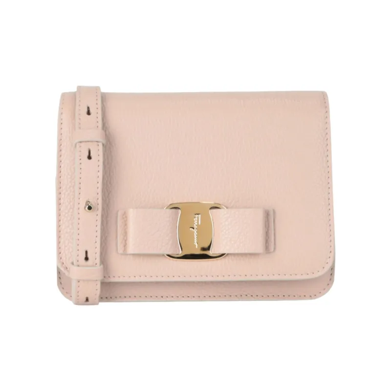 Ferragamo Vara Bow Crossbody Light Pink-0