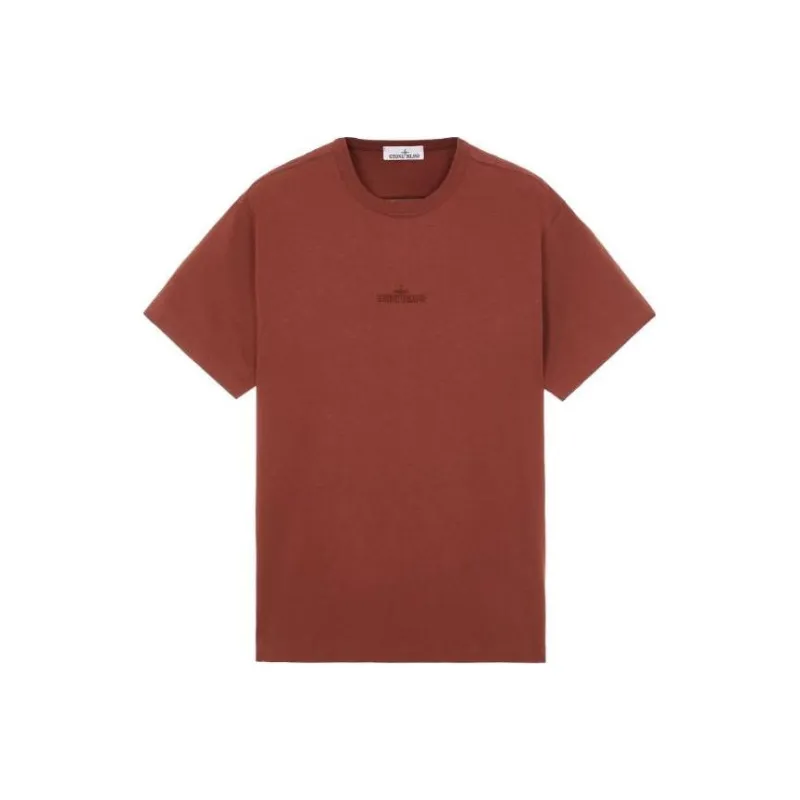 STONE ISLAND T Shirts Men Red-0