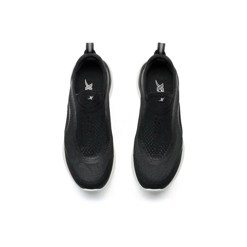 XTEP Soft Cube Breathable Low Top Casual Running Shoes Women's Black-3