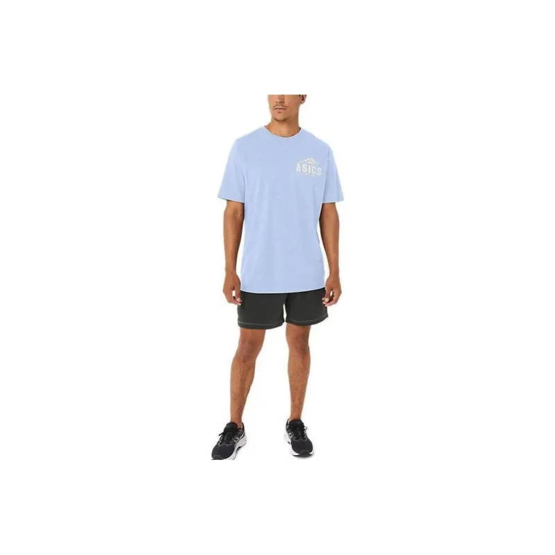Asics FUJI 1977 TEE T-Shirts Men Blue-0
