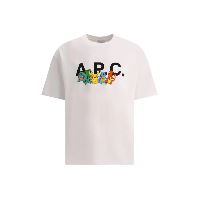 A.P.C T Shirts Men White-0