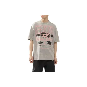 DIESEL T Shirts Men Gray