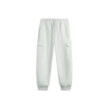 LiNing Outdoor Collection Knitted Sports Pants Men's Heather Gray Deep Antarctic Gray
