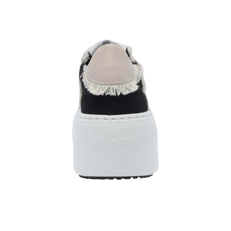 Vic Matie Low Top Casual Shoes Women's Black-4