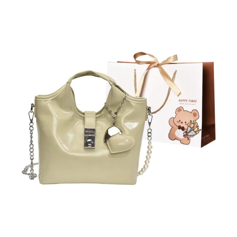 ERANGBEAR PU Crossbody Handbags Regular Women's White/Green/Black/Blue/Pink-2