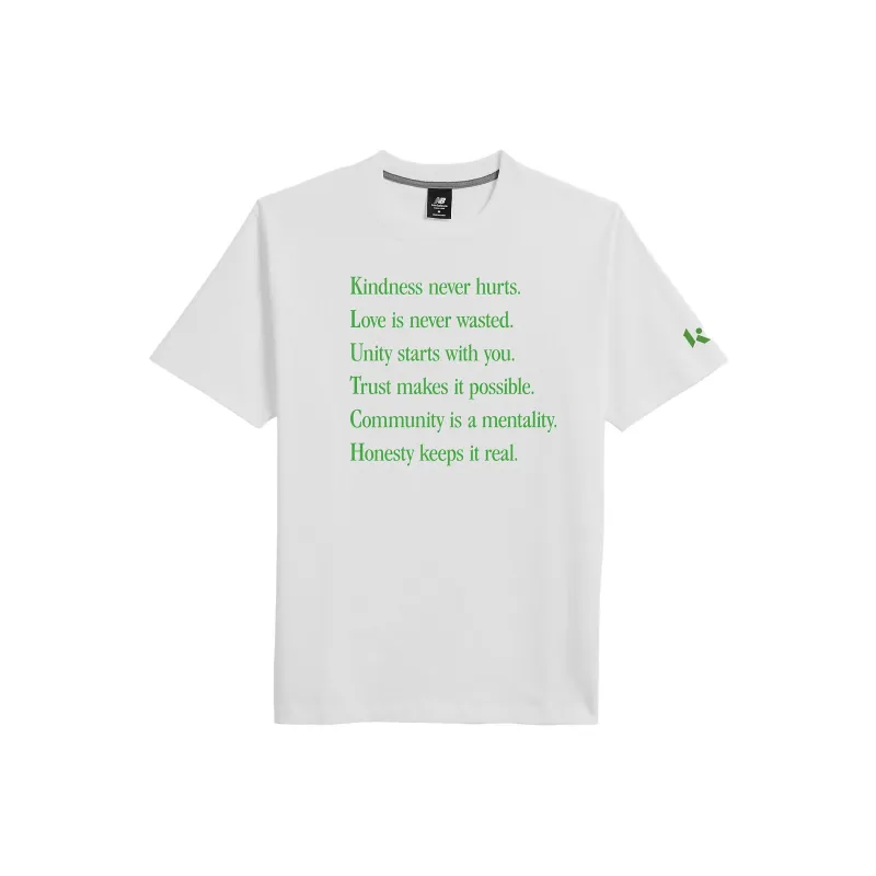 New Balance Klutch Graphic Tee T-Shirt Men's White-0