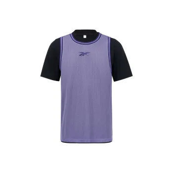Reebok HOOP 2 In 1 VEST U T-Shirt Unisex Purple