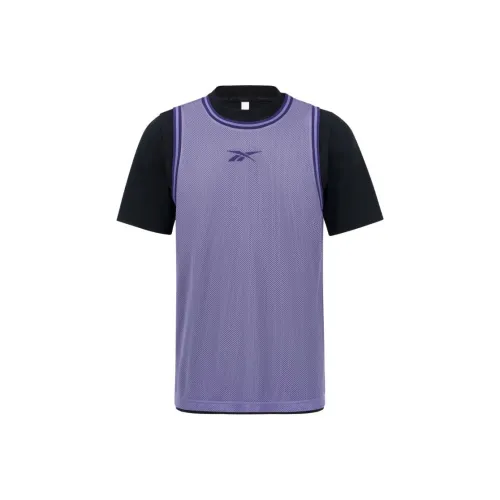 Reebok HOOP 2 In 1 VEST U T-Shirt Unisex Purple