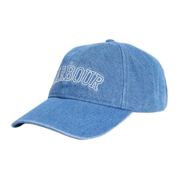 BARBOUR Denim Baseball Caps Unisex Blue