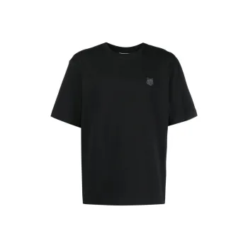 Maison Kitsune Fox Head Patch Crewneck T Shirt