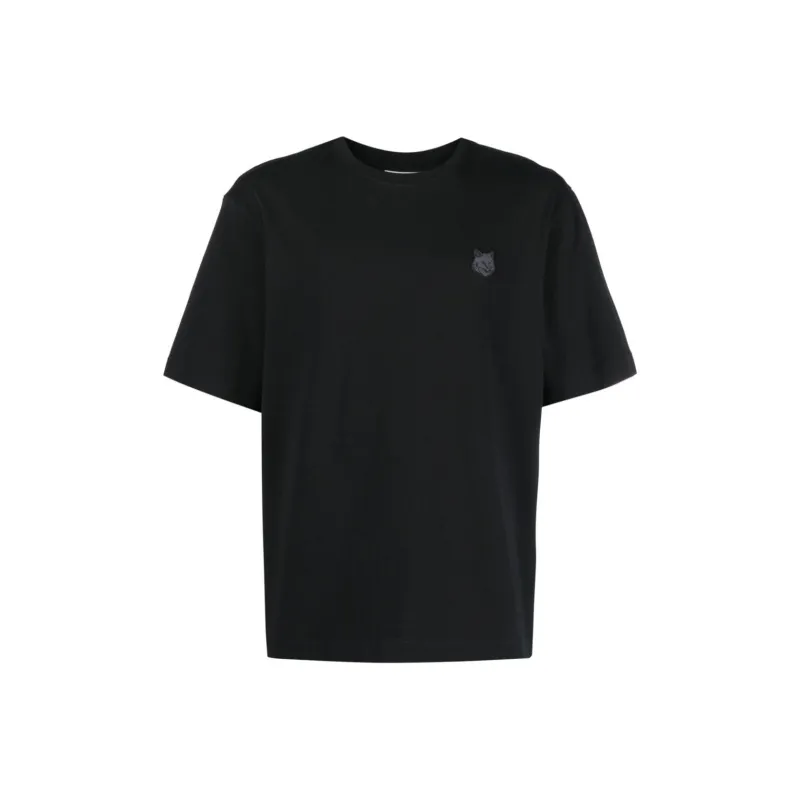 Maison Kitsune Fox Head Patch Crewneck T Shirt-0