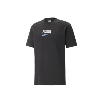 PUMA Queen DOWNTOWN Logo Tee T-Shirt Men's Black