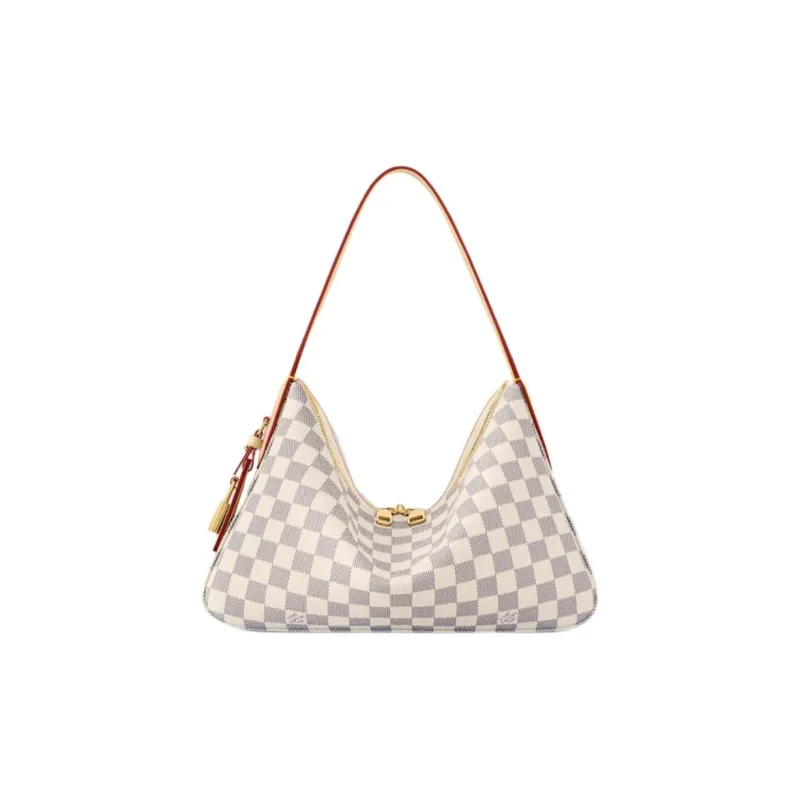 LOUIS VUITTON Coated Canvas Shoulder Bag Trumpets Women's Sky Blue-0