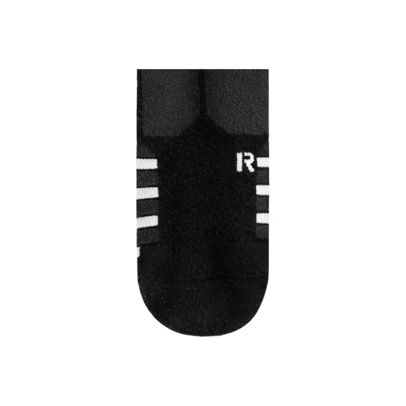 LiNing Antibacterial And Deodorizing Running Casual Knee High Socks Unisex Black White Combo Set-10