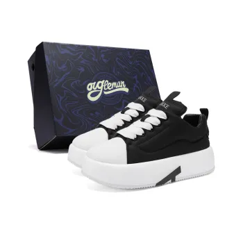 OUGLEMEN Slip Resistant, Waterproof, Cushioning, Impact Resistant, Abrasion Resistant Low Top Skateboard Shoes Men's