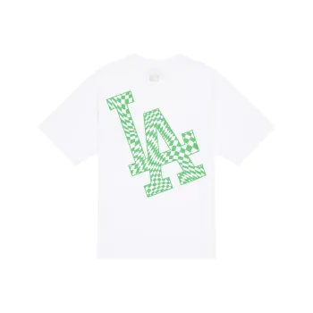 MLB Checkerboard T Shirts Unisex Ecru