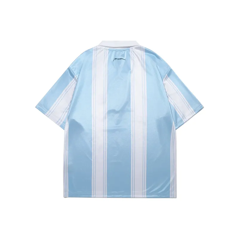 Guuka x Matsui Polo Shirt Unisex Light Blue-1