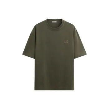ZARA T Shirts Men Dark Green