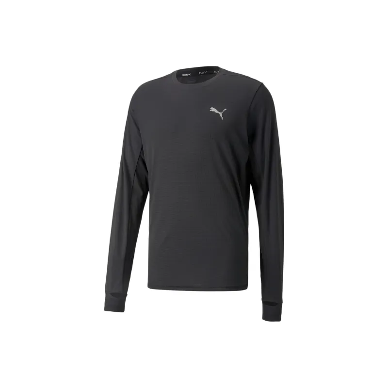 PUMA RUN FAVOURITE Long Sleeve Running Tee Men T-Shirt Men's Black-0