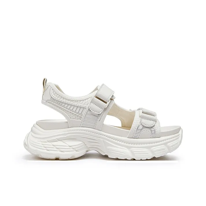 CAMEL Beach Sandals Women's Black, Ecru-6
