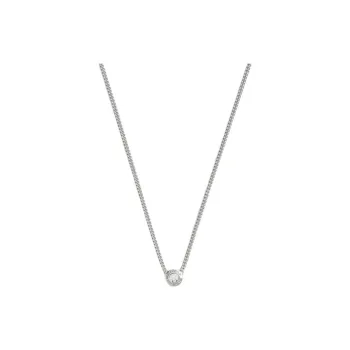 COACH Brass Plated Necklaces Women's Silver