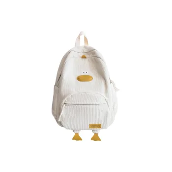 SUN EARTH &U Corduroy Backpack Unisex Multicolor