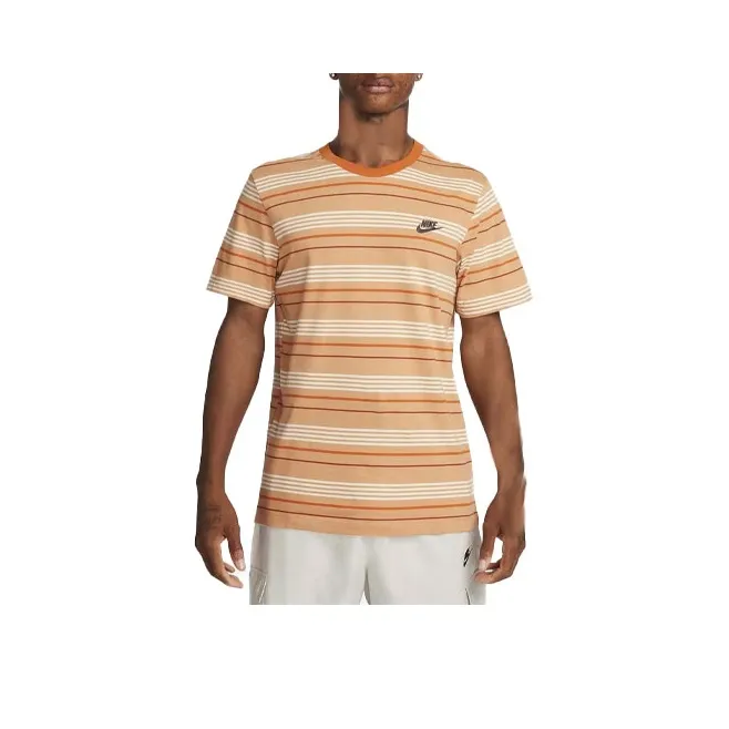 Nike T Shirts Men Brown-0
